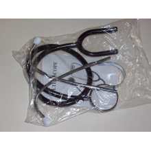 Stéthoscope à tête simple ou double en aluminium ou en acier inoxydable / stéthoscope médical (XT-FL114A)